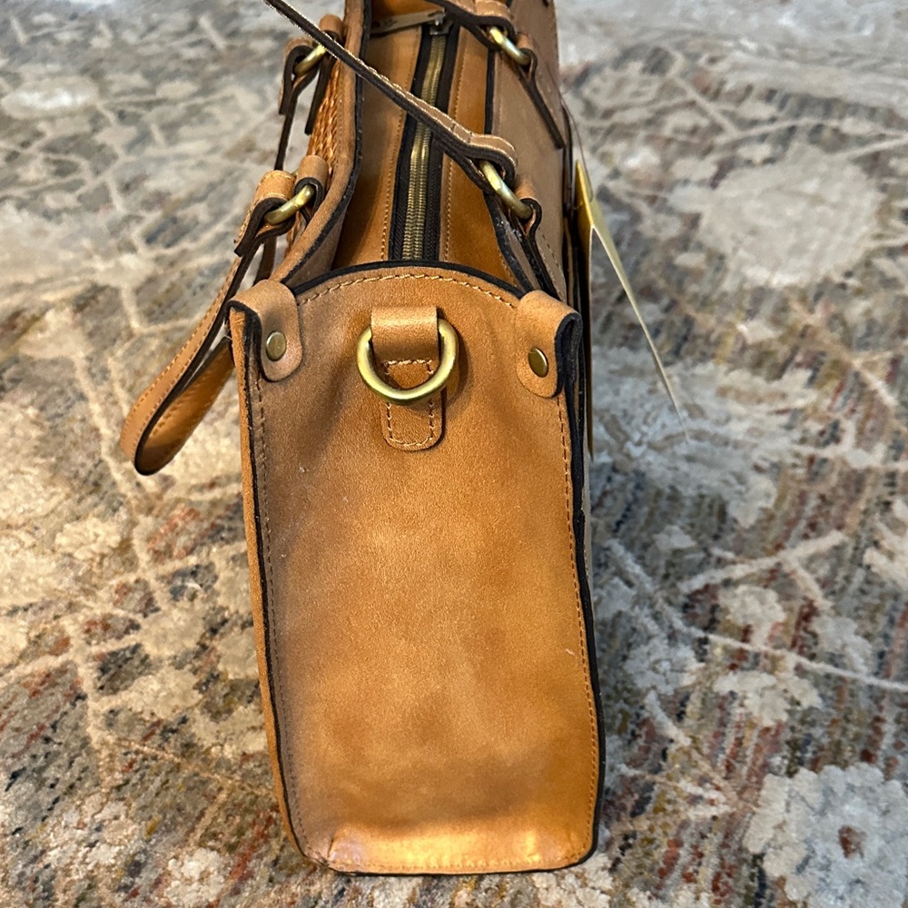 Patricia Nash Tan Woven Tote Bag - Picture 7 of 16